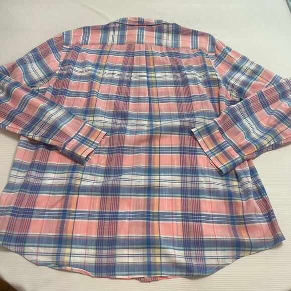 Vineyard Vines Classic Fit Plaid Button Up Tucker Shirt Size Large - Picture 7 of 8